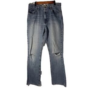 Urban Pipeline jeans men’s 34x34 blue Relaxed Straight cotton denim distressed